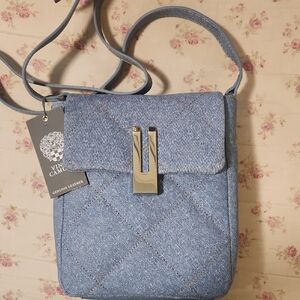 Vince Camuto Denim Blue Crossbody Bag